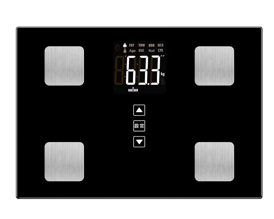 AGE-R BODY 体組成計 体重体組成計 バックライト付 ブラウン [品番]08-3908｜株式会社